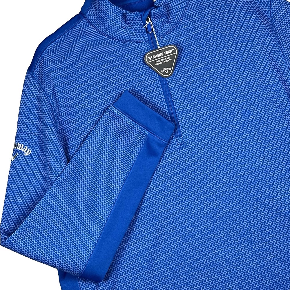 CALLAWAY Weather Series Swing Tech Mens Size L Blue Thermal Draw‎ Cord Waist NWT